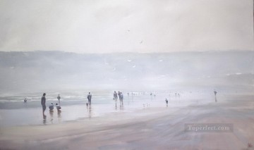 Paisajes Painting - amartillar niebla paisaje marino abstracto